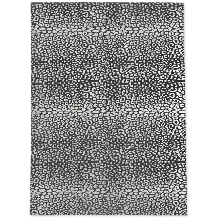 Bloomsbury Market CHEETAH BLACK AND WHITE Animal Print Black, White